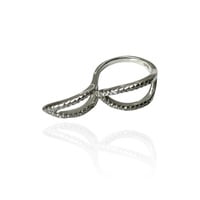 Sterling Silver 925 Double Finger Ring Sterling Silver 925 Double Finger Ring