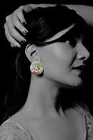 The Amrapali Silver 925 Raja Rani Round Earrings The Amrapali Silver 925 Raja Rani Round Earrings