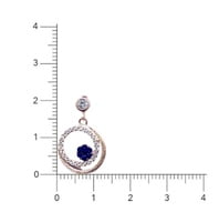 The Blue Circle Pendant Set The Blue Circle Pendant Set