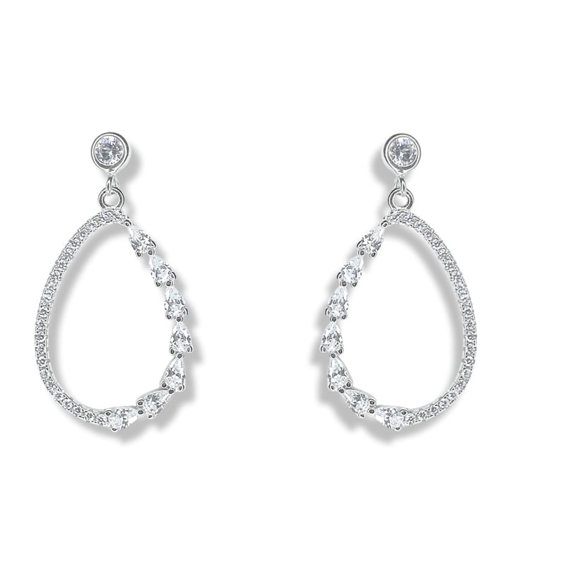 The White Diamond Earrings The White Diamond Earrings