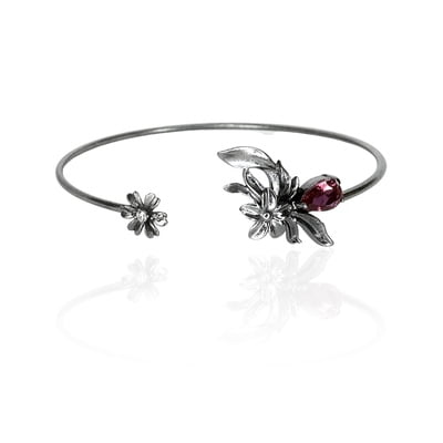 The Matte Black Ruby Bracelet