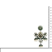 The Antique Silver 925 Amprapali Grey Goddess Earrings The Antique Silver 925 Amprapali Grey Goddess Earrings