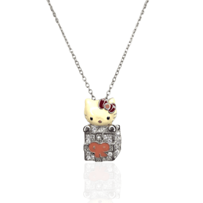 Sterling Silver 925 The Hello Kitty Pendant