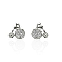 The Silver Cycle Earrings The Silver Cycle Earrings