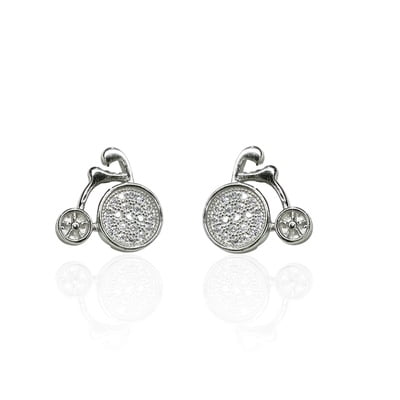 The Silver Cycle Earrings