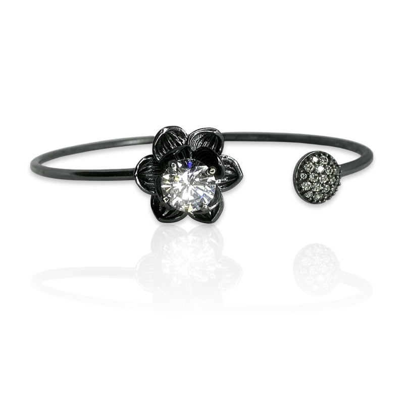 The Matte Black Solitaire Bracelet The Matte Black Solitaire Bracelet