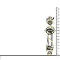 The Antique Silver 925 Amrapali Long Beads Earrings The Antique Silver 925 Amrapali Long Beads Earrings
