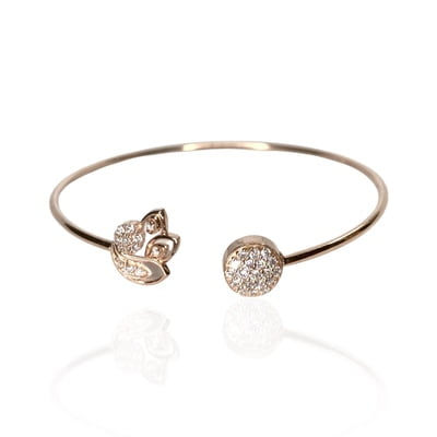 The Rose Gold Flower Bracelet