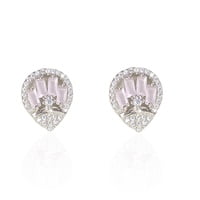 The Pink Crystal Earrings The Pink Crystal Earrings