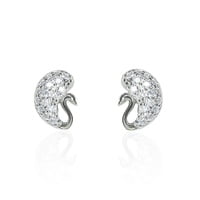 The Silver Swan Earrings The Silver Swan Earrings