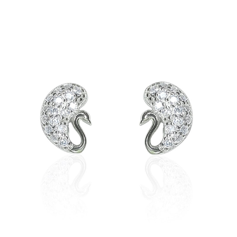 The Silver Swan Earrings The Silver Swan Earrings