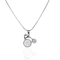 Sterling Silver 925 The Silver Cycle Pendant Sterling Silver 925 The Silver Cycle Pendant