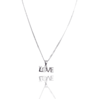 Sterling SIlver Love Pendant