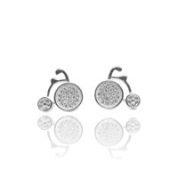 Sterling Silver 925 The Cycle Earrings