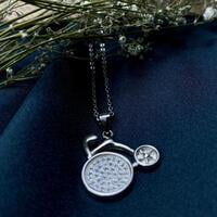 Sterling Silver 925 The Silver Cycle Pendant Sterling Silver 925 The Silver Cycle Pendant
