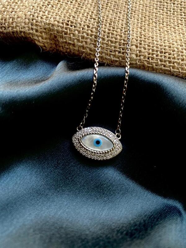 The Devils Eye Pendant with Chain The Devils Eye Pendant with Chain