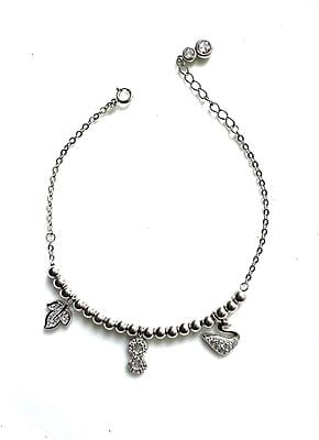 The Infinity Swan Leaf Bracelet