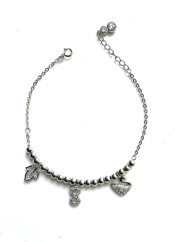 The Infinity Swan Leaf Bracelet The Infinity Swan Leaf Bracelet