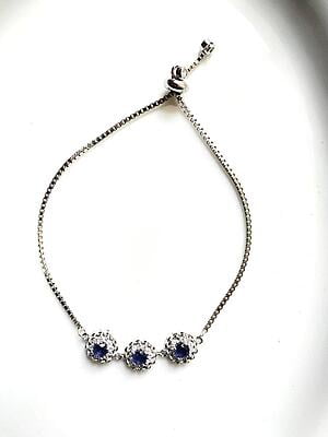 The Blue Sapphire Trio Bracelet