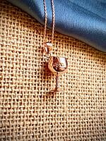 The Golden Wine Glass Pendant with link chain The Golden Wine Glass Pendant with link chain