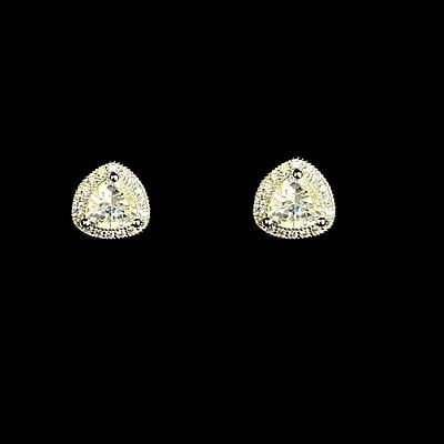 The Single Solitaire Stud Earrings