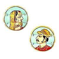The Amrapali Silver 925 Raja Rani Round Earrings The Amrapali Silver 925 Raja Rani Round Earrings