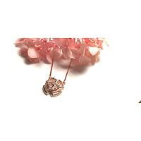The Rotating Flower Pendant with Box Chain