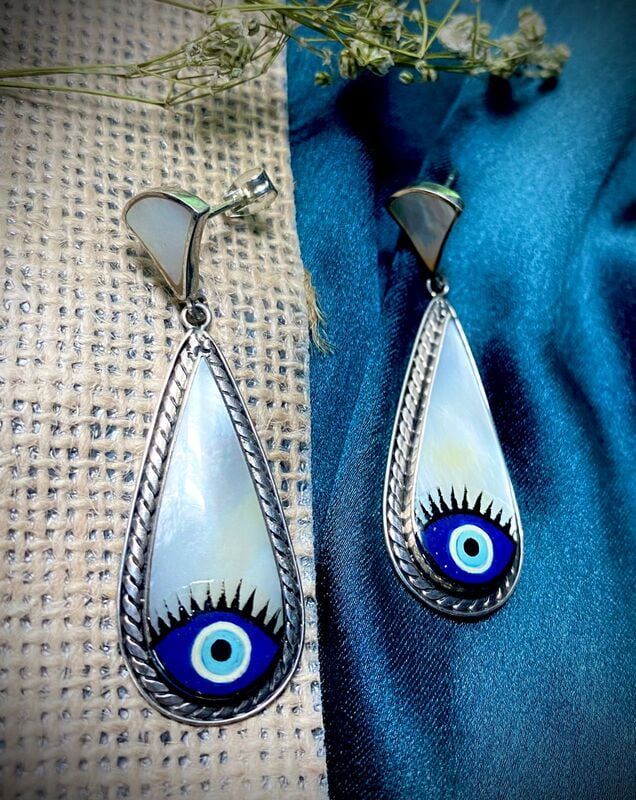 Buy Urja Evil Eye Earrings In Gold Plated 925 Silver from Shaya by CaratLane