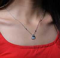 Tiny Black Heart Pendant Set Tiny Black Heart Pendant Set