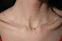 Tiny Leaf Pendant Set Tiny Leaf Pendant Set