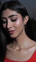 The Crystallized Heart Rose Gold PendantSet The Crystallized Heart Rose Gold PendantSet