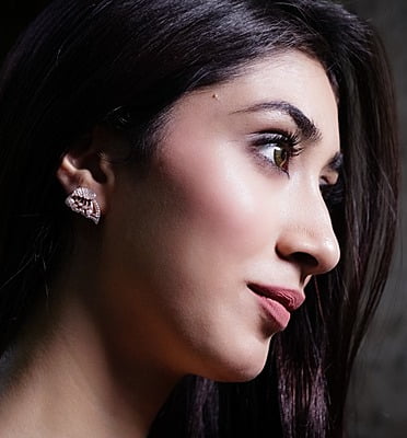 Cute Crystal Angel Wing Earrings