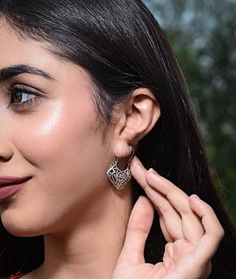 Little Silver Purse Earrings