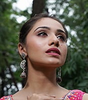 Sterling Silver 925 Oxidised Long Jhumki Sterling Silver 925 Oxidised Long Jhumki