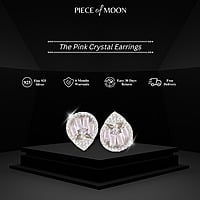 The Pink Crystal Earrings The Pink Crystal Earrings