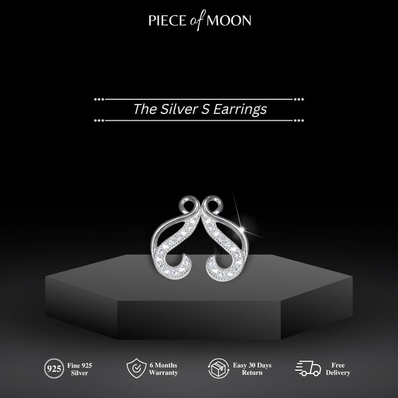 The Silver S Earrings The Silver S Earrings