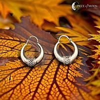 The Oxidised Zigzag Earrings The Oxidised Zigzag Earrings