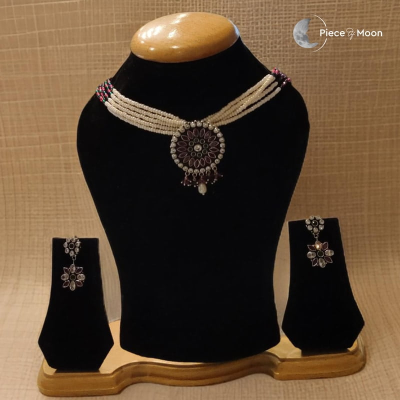 Moonlight Oxidised Necklace Moonlight Oxidised Necklace