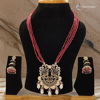 Dancing Peacock Necklace