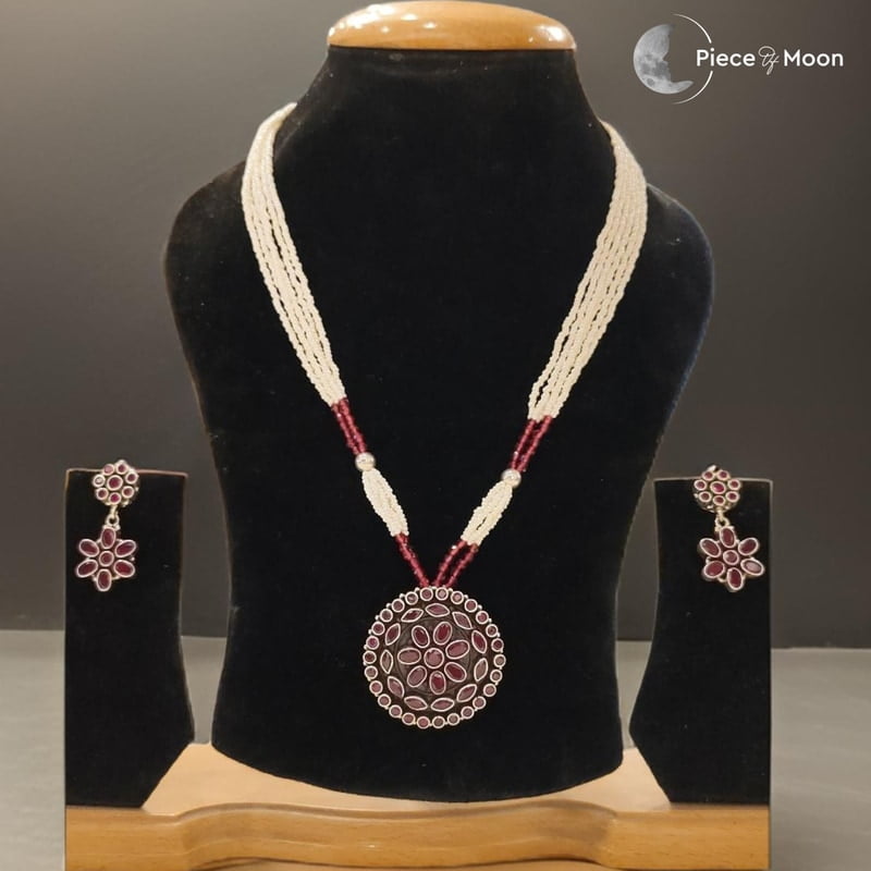 Red Rising Sun Necklace Red Rising Sun Necklace