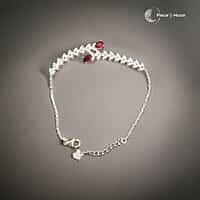Diamond Drop Necklace + Bracelet+ Ring Combo Diamond Drop Necklace + Bracelet+ Ring Combo
