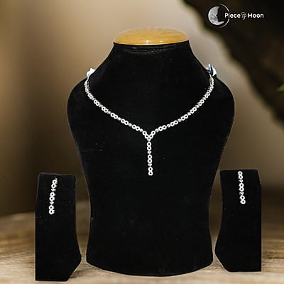 Infinity Loop Diamond Necklace + Bracelet + Ring