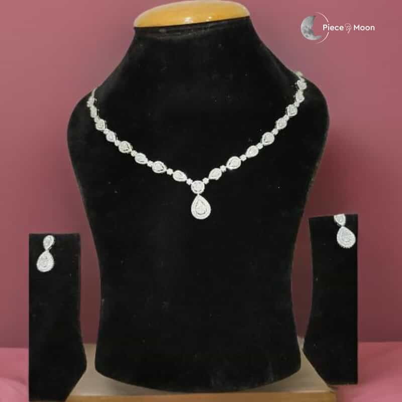 Diamond Droplet Necklace + Bracelet + Ring Diamond Droplet Necklace + Bracelet + Ring